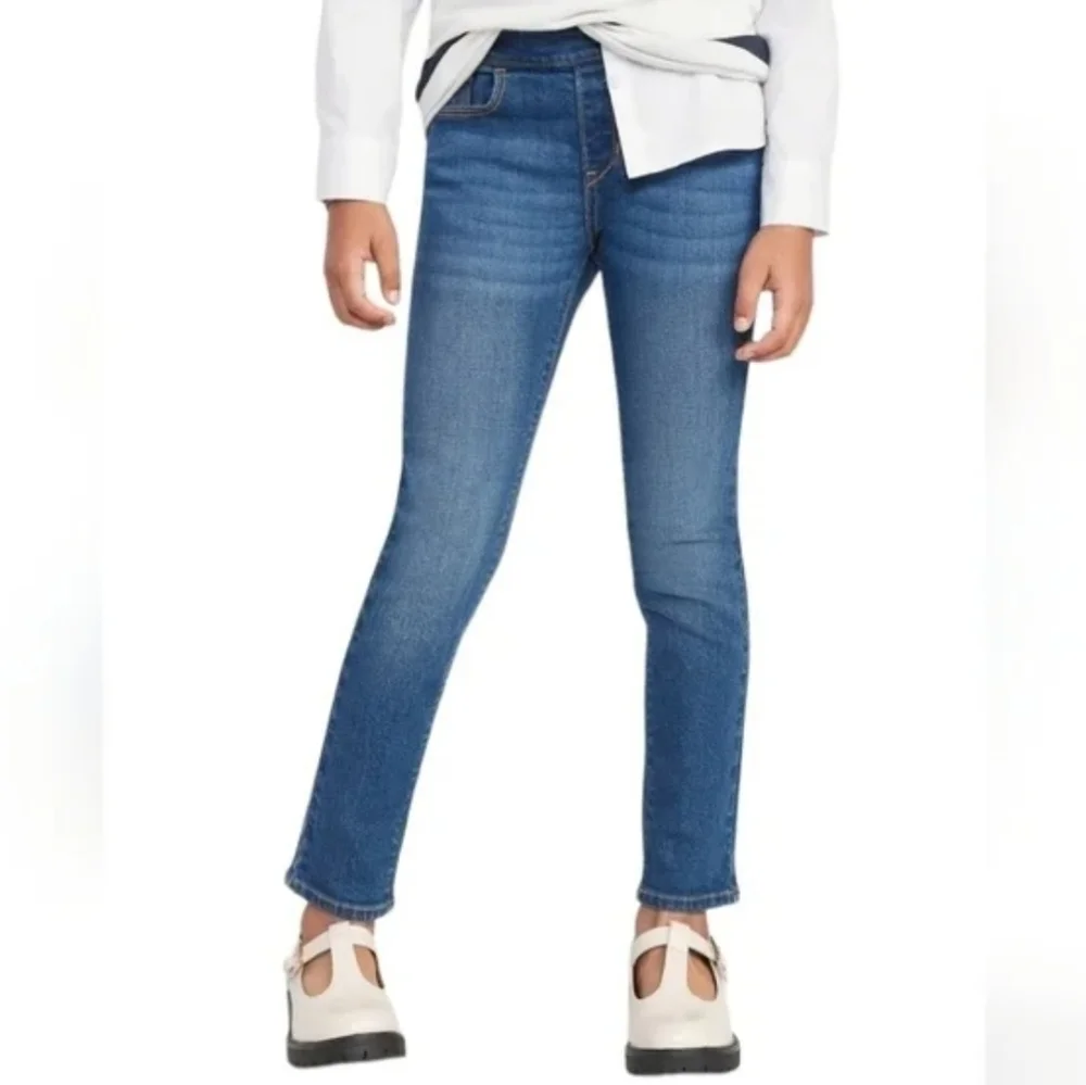 Old Navy girl skinny Built-In-Touch pull on jeans Pants